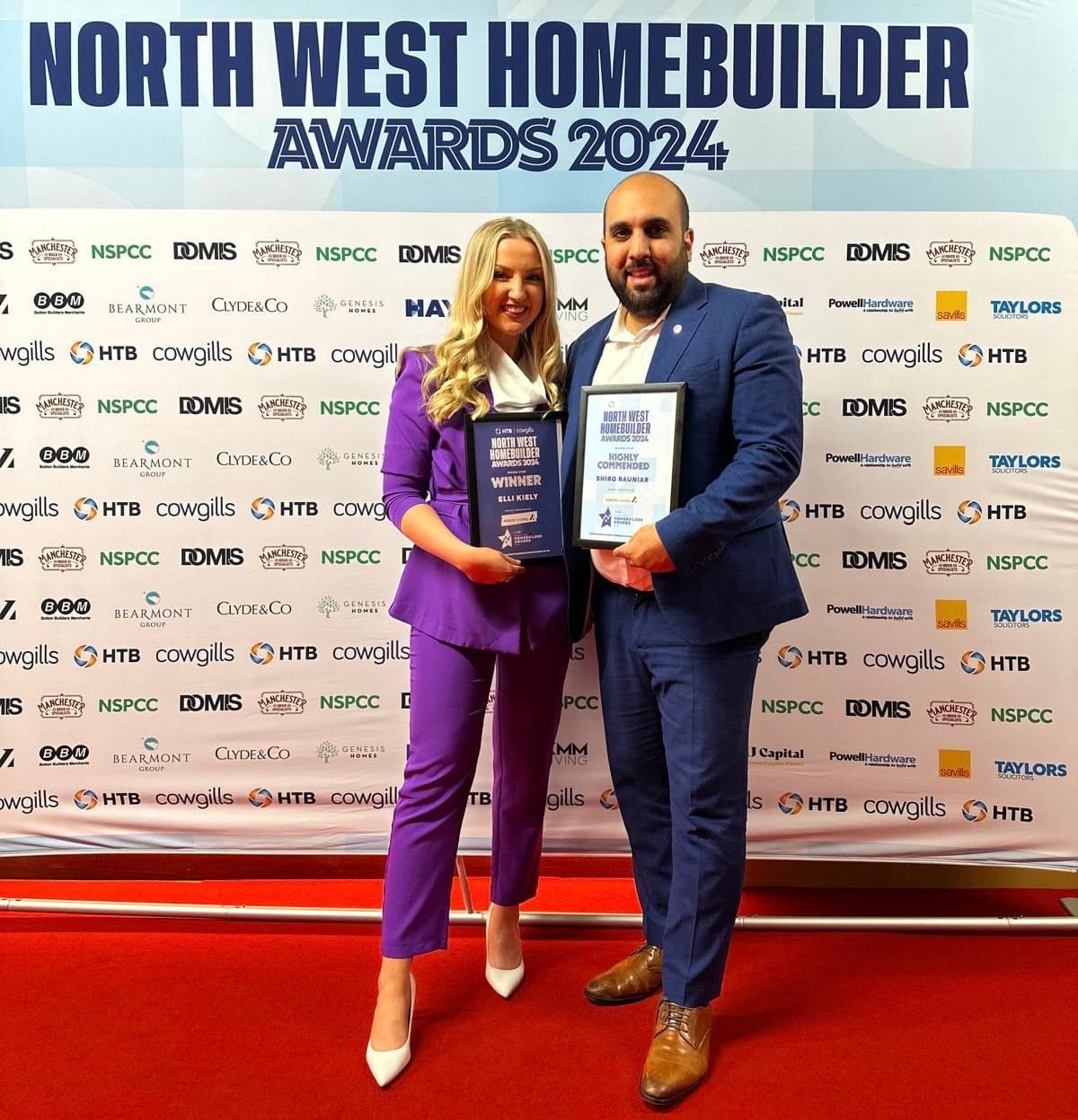 Shiro Rauniar, highly commended for Rising Star of the Year at the North West Homebuilder Awards
