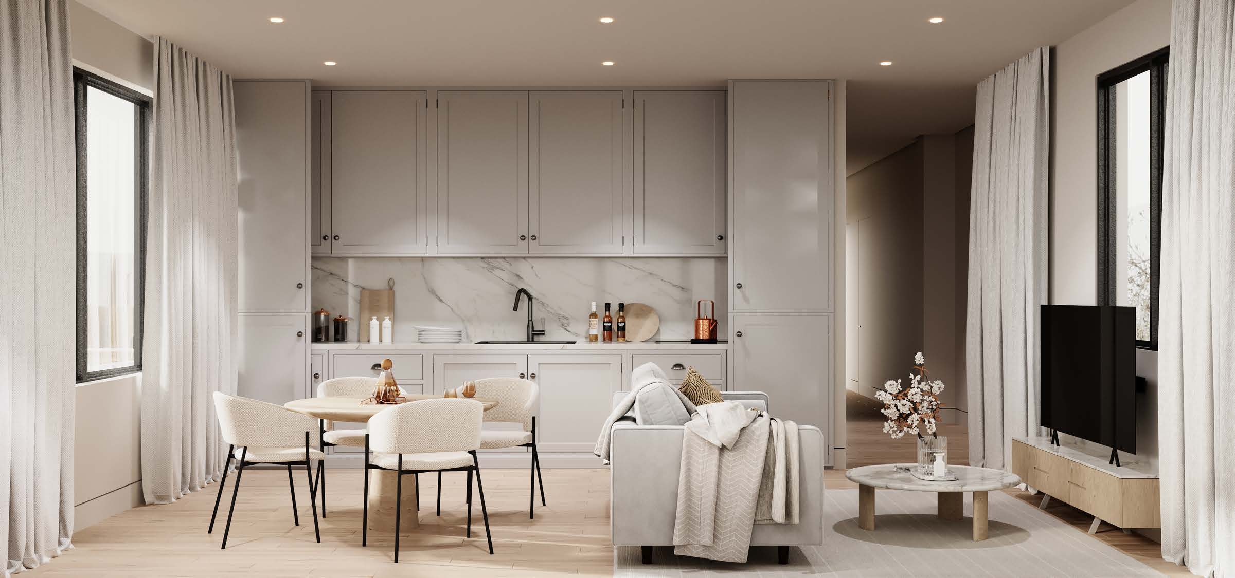 A kitchen at The Courthouse