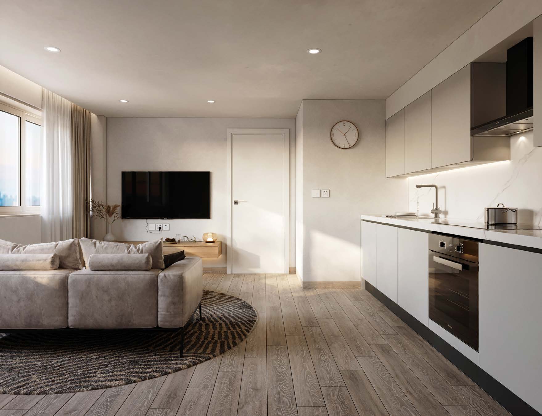 Living space at Hazelgate