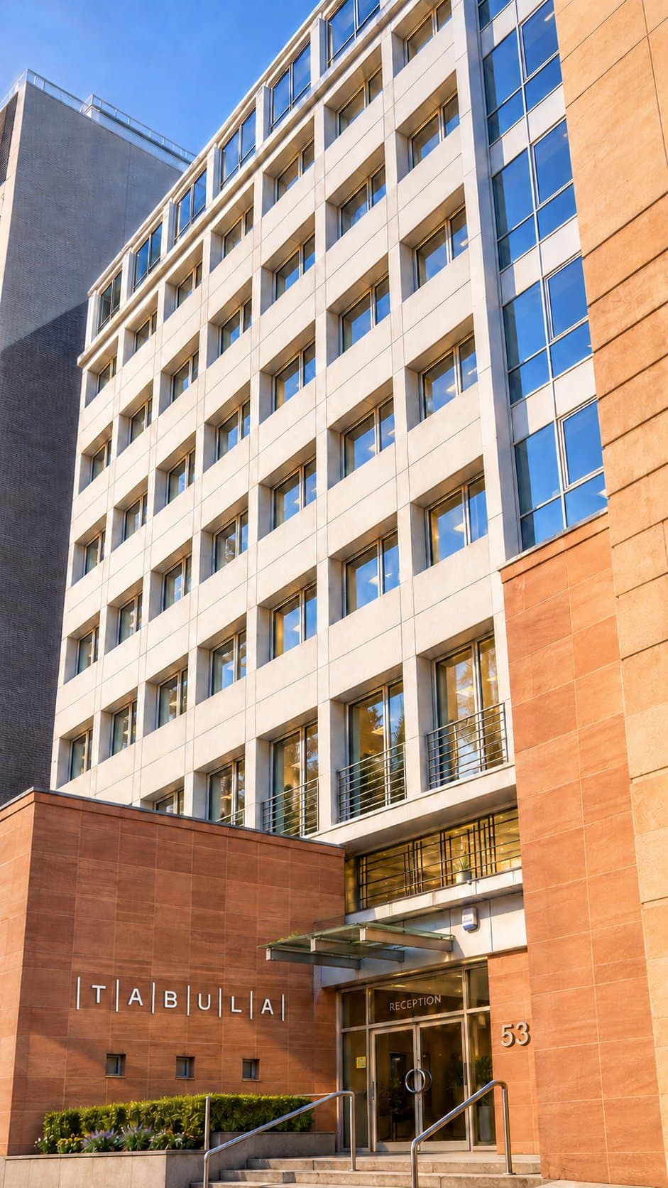 Exterior of Tabula, Barnett House, 53 Fountain Street, Manchester